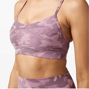 Lululemon Flow Y Bra Nulu - Pink Camo B/C Cup